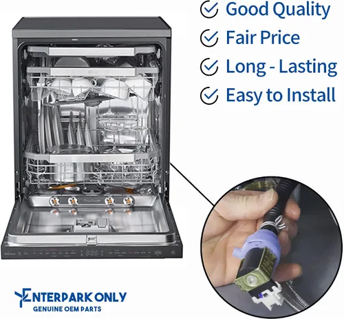 Miniatura 5 de Enterpark - Válvula de entrada de agua para lavavajillas Whirlpool W10327250 W10327249 W10327249 W10316814 W11130743 W10195047 W10648041 W10872255
