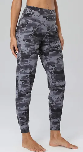Miniatura 114 de Oalka - Pantalones deportivos para mujer, con cintura alta y bolsillos, para hacer deporte, yoga y entrenar