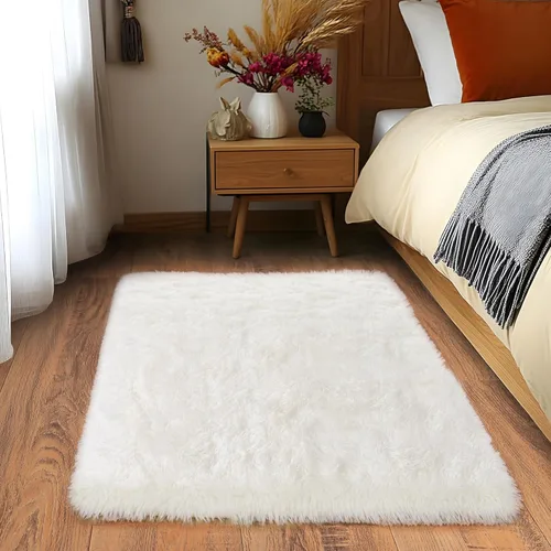 Miniatura 48 de Alfombras de Pasillo para Dormitorio 2x6 pies Alfombras de Pasillo para Pasillos Antideslizantes Suaves de Pelo Largo Alfombra de Cabecera, Alfombra