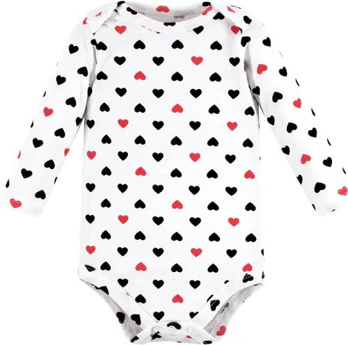 Miniatura 4 de Hudson Baby Body unisex de algodón de manga larga, para bebé