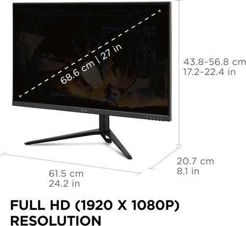 Miniatura 4 de ViewSonic VX2728J - Monitor para juegos de 27 pulgadas 1080p, IPS con 180Hz y 0.5 ms para un juego suave, FreeSync Premium y compatible con G-Sync
