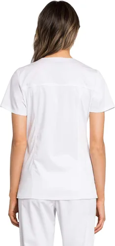 Miniatura 2 de Cherokee Women Scrubs Top Workwear Revolution Tech Mock Wrap WW775AB