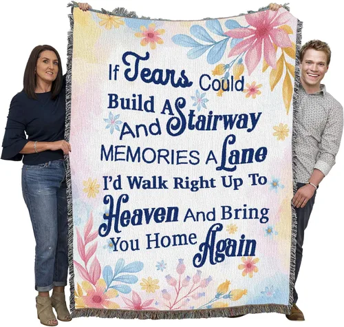 Miniatura 12 de Pure Country Weavers Manta con texto en inglés «Wherever A Beautiful Soul Has Been, There is A Trail of Beautiful Memories», tapiz de regalo