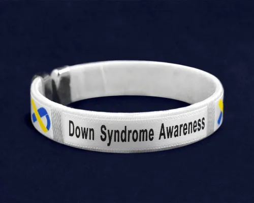 Miniatura 2 de Pulseras de concienciación sobre el síndrome de Down azul y amarillo, pulsera de cinta azul y amarilla para concientización sobre el síndrome
