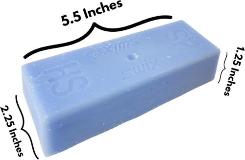 Miniatura 4 de Swix HS06-18 - Cera de alta velocidad - HS6 Blue - 10 a 21 grados Fahrenheit - Barra de 6.35 oz - Libre de flúor - Esquí o snowboard - Aprobado por