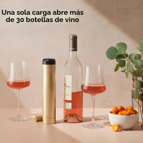 Miniatura 5 de Rabbit Sacacorchos Eléctrico Automático - Abridor de Vino Manos Libres con Cortador de Papel de Aluminio Integrado, Abrebotellas Eléctrico
