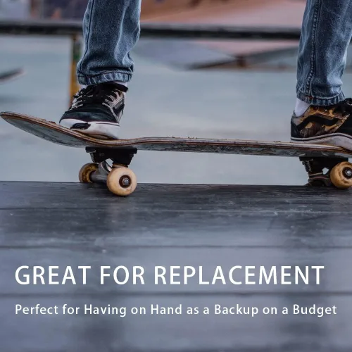 Miniatura 7 de Tablas de patineta en blanco de 31 x 8 pulgadas, natural, patineta de doble cola de arce de 7 capas, ideal para reemplazo, pintura artística