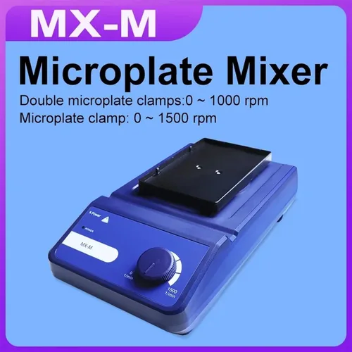 Miniatura 2 de Agitador magnético MX-M 96Well Mezclador de placa de velocidad ajustable Agitador de microplacas Equipo de laboratorio Agitador de mezcla 0-1500 RPM