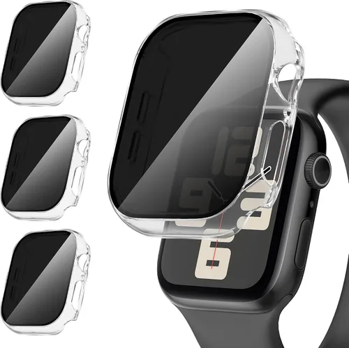 Miniatura 16 de Suoman Paquete de 3 fundas protectoras de pantalla de privacidad para Apple Watch de 1.575 pulgadas (1.575 pulgadas), antiespías, ultrafina
