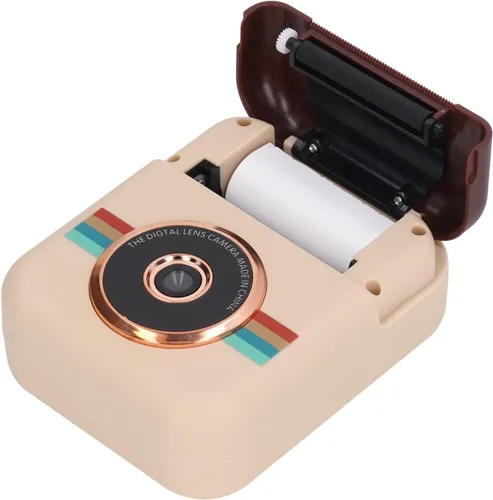 Miniatura 4 de Cámara de impresión instantánea para niños, cámara instantánea HD de 2.4 pulgadas 1080P con impresión fotográfica HD con 6 rollos de papel