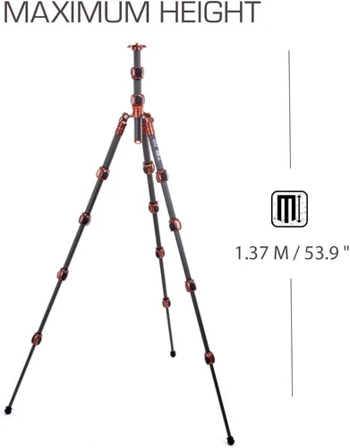Miniatura 2 de 3 Legged Thing Leo 2.0 Sistema de trípode de fibra de carbono - Bronce tierra (LEO2)
