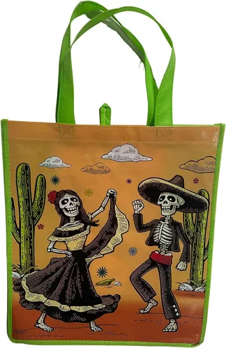 Miniatura 5 de Legacy Licensing Partners Dia De Los Muertos (Día de los Muertos) Bolsa de mano reutilizable grande coleccionable