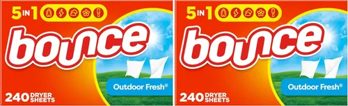 Miniatura 10 de Bounce - Hojas suavizantes de ropa con aroma fresco al aire libre, 240