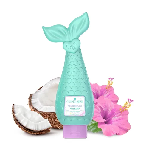 Miniatura 9 de Glimmer Wish Unicorn Kids Champú sin parabenos ni sulfatos para cabello suave y manejable, cuidado del cabello de los niños, aroma de algodón