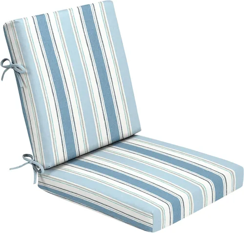 Miniatura 16 de Arden Foam - Cojín para silla de comedor al aire libre, 20 x 20 pulgadas, fabricado con espuma ProFoam, resistente a la lluvia, resistente a