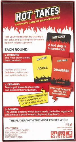 Miniatura 9 de WHAT DO YOU MEME? Hot Takes - El juego de fiesta de opiniones picantes - Juegos de fiesta para adultos y regalos divertidos para adultos