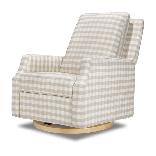 Miniatura 14 de Namesake Crewe Glider - Silla reclinable para guardería – GREENGUARD Gold & Certi-PUR certificado US – Mecedora deslizante para guardería y sala