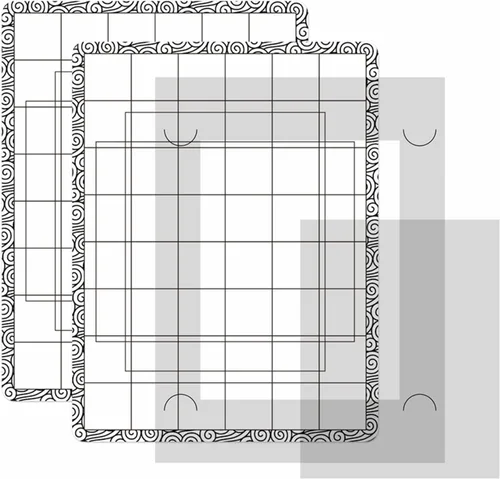 Alfombrillas adhesivas antideslizantes flexibles para sellos, 2 alfombrillas de baja adherencia y 1 juego de amigos de mezcla, plantilla láser con