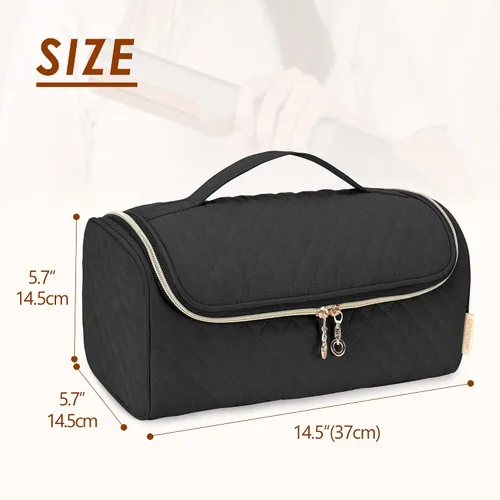 Miniatura 5 de Yarwo Bolsa de viaje compatible con Dyson Airstrait/Corrale alisador de cabello y accesorios, estuche de almacenamiento portátil para herramientas