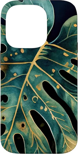 Miniatura 17 de Funda para iPhone 16 Philodendron Monstera Leaf Floral Boho Follaje Flower Plant Case