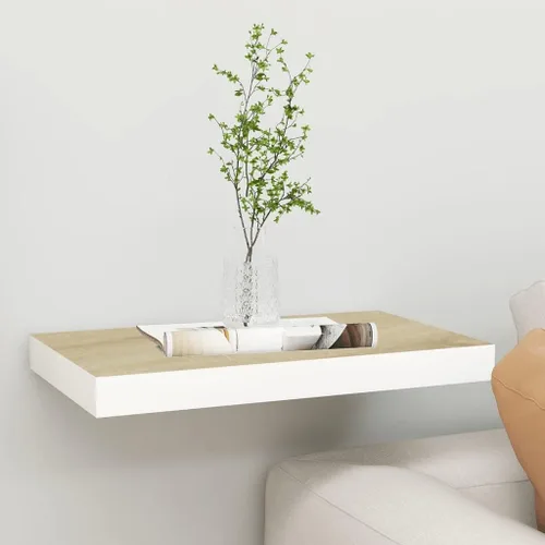 Miniatura 180 de Estantes flotantes de pared, juego de 4 estantes decorativos para montar en la pared, estante colgante con soportes invisibles para decoración