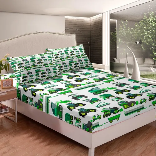 Miniatura 32 de Feelyou - Juego de sábanas con diseño de árbol de la vida, sábana bajera ajustable con ramas de temática natural, juego de ropa de cama, flores