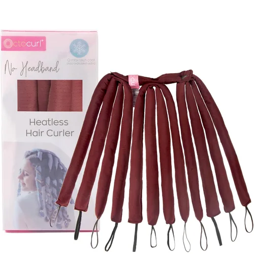 Miniatura 19 de Octocurl Rizador de pelo sin calor sin diadema, suave envoltura rizadora de pulpo para rizos nocturnos, espiral, suelto, ondas de playa, peinado sin