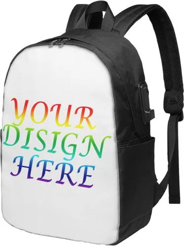 Miniatura 15 de Mochila personalizada Mochila personalizada Hombro de gran capacidad Agregue su propio nombre Mochila de viaje