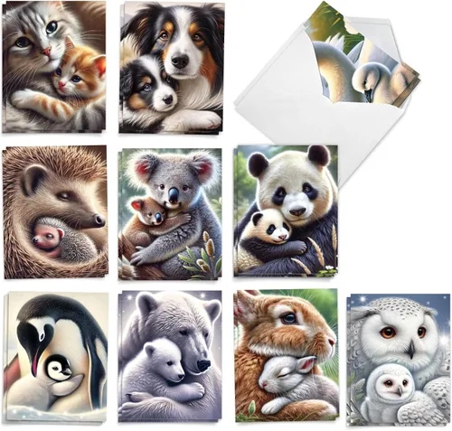 Miniatura 8 de The Best Card Company - Juego de 20 tarjetas para el día de la madre (4 x 5.12 pulgadas), diseño de tarjetas pequeñas TBCC_NH_AM20_SP_MD_G
