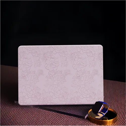 Miniatura 13 de Funda a cuadros para MacBook Air de 13 pulgadas M5 M4 M3 M2 2026-2022 A3240 A3113 A2681, piel a cuadros con textura a cuadros para MacBook Air 13.6