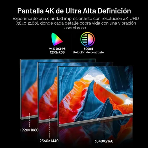 Miniatura 3 de KTC Monitor inteligente 4K de 32 pulgadas con sistema Google TV UHD 3440x2560P Control Remoto por Voz Hey Google Netflix con licencia Dolby Audio