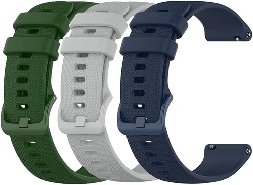 Miniatura 15 de Compatible con correas de reloj Garmin de silicona, bandas Vivoactive 5/3 de 0.787 in, correas Venu 3/2, correas de reloj Venu 2S/2S de 0.709 in