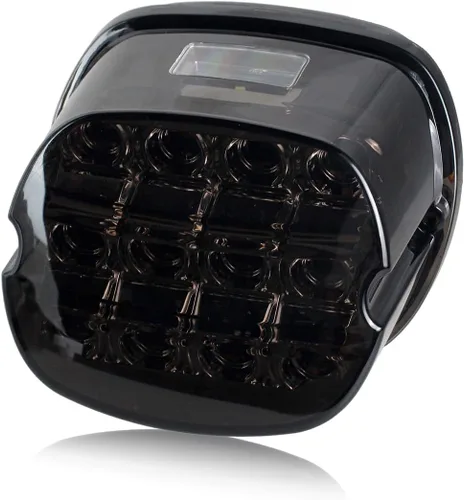 Miniatura 2 de Luz trasera LED de freno de motocicleta, luz trasera de lente ahumada, compatible con Harley Road King Electra Glide Ultra Classic XL883 XL883L