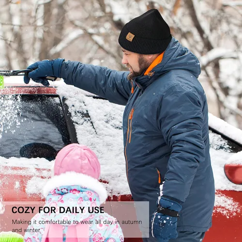 Miniatura 6 de VIPPER Gorro de punto con diseño de calavera para hombre, gorro cálido para hombre y mujer