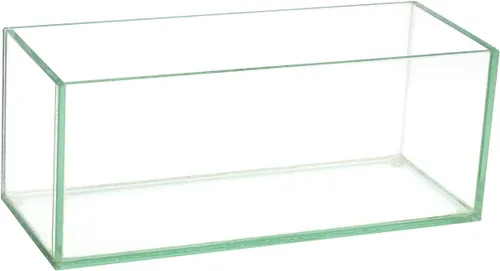 Royal Imports - Florero de cristal decorativo de forma oblonga rectangular para centro de mesa o decoración de boda Transparente