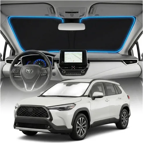 Miniatura 62 de Cubierta para parabrisas para BMW X1 E84 – Ajuste personalizado X1 E84 Accesorios 2016-2024 2025 Parasol plegable protección UV y escudo térmico