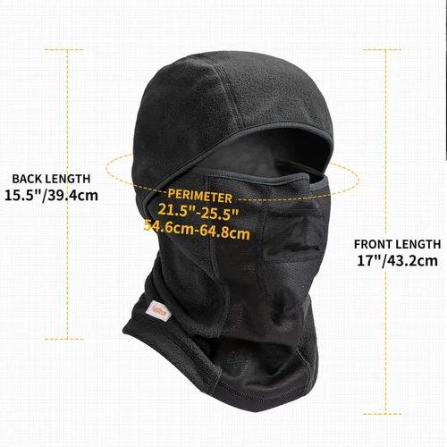 Miniatura 7 de Balaclava Winter Ski Face Mask Breathable Windproof Thermal for Motorcycle Riding Cycling in Cold Weather