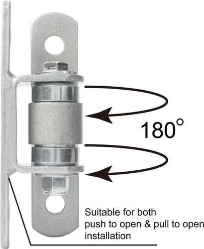 Miniatura 3 de Bisagras de puerta para exteriores con rodamientos sellados, atornillar a la puerta y poste para puertas de entrada grandes y pesadas de hasta 1100