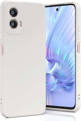 Miniatura 12 de Funda Moto G Power 5G 2024, silicona líquida, delgada, suave, TPU Fit, protección de cuerpo completo, a prueba de golpes, para G Power 2024 5G (gris)