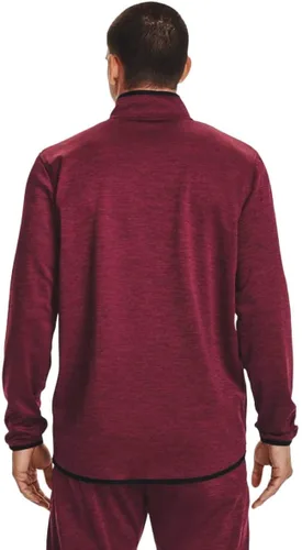 Miniatura 2 de Under Armour Remera para hombre, con media cremallera, de material Armour Fleece