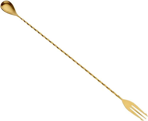 Miniatura 23 de Barfly Cuchara de barra de piña, extremo 13 1/4" (33.7 cm), acero inoxidable