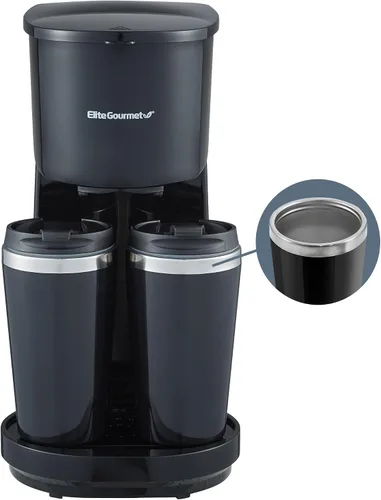 Miniatura 7 de Elite Gourmet EC923 Cafetera Percoladora Eléctrica, Libre de BPA, Mantiene Caliente, Perilla Transparente de Progreso de Preparación, Mango de Toque