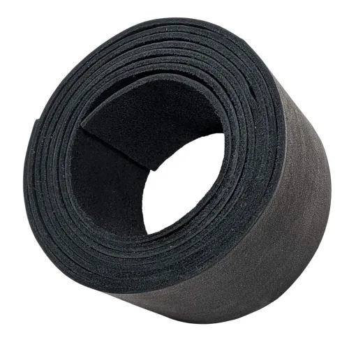 TOFL Tira de cuero de 2 pulgadas de ancho y 72 pulgadas de largo y 1/8 pulgadas (4-5 onzas) de grosor (negro, 2 pulgadas de ancho y 72 pulgadas de