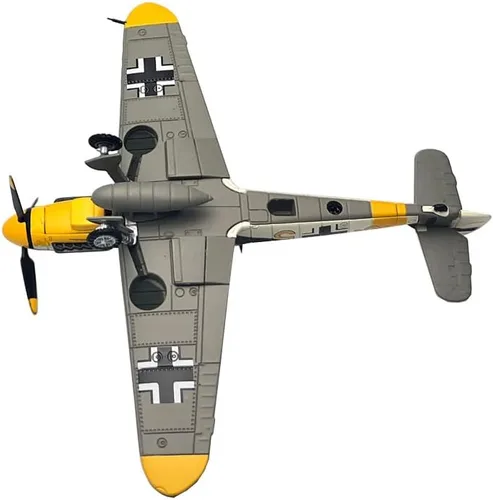 Miniatura 7 de 1/72 Escala WWII Alemán Messerschmitt BF109 Metal Fighter Modelo Militar Modelo Diecast Plane Modelo Regalo Ornamento Colección