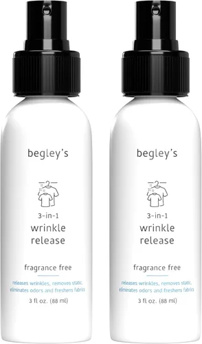 Miniatura 18 de Begley's Removedor de arrugas 3 en 1, liberación rápida de arrugas, removedor de adherencia estática, eliminador de olores y aerosol refrescante