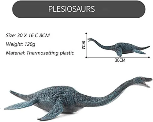 Miniatura 3 de A-Parts Jurassic Plesiosaurio Dinosaurio Juguetes Colección Animal Modelo Juguete Aprendizaje y Educativo Juguete Cumpleaños Regalos de Navidad