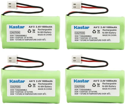 Miniatura 8 de Kastar Paquete de 2 baterías de repuesto para Vtech BT175242, BT-175242, BT275242, BT-275242, 6119, 6128, 6129, 89-1341-00-00, 8913410000, CS6128