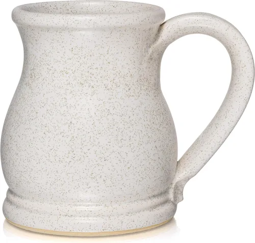 Taza de café Potbelly de 20oz hecha a mano en los EE. UU. (Vainilla)