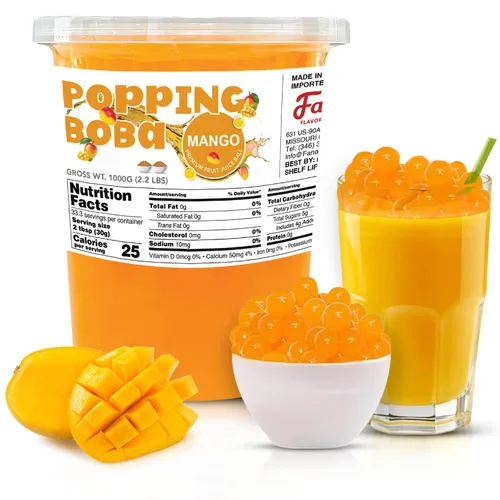 Miniatura 23 de Popping Bursting Boba Juice Ball - Blue Bubble Gum Flavor FPB026