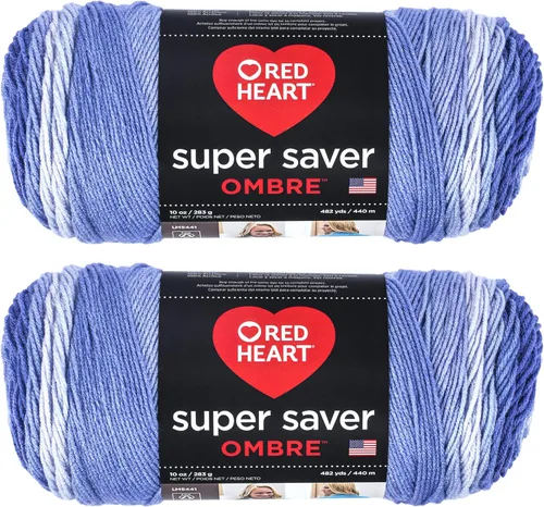 Miniatura 41 de Red Heart Super Saver Jumbo Ovillo de lana, Amatista
